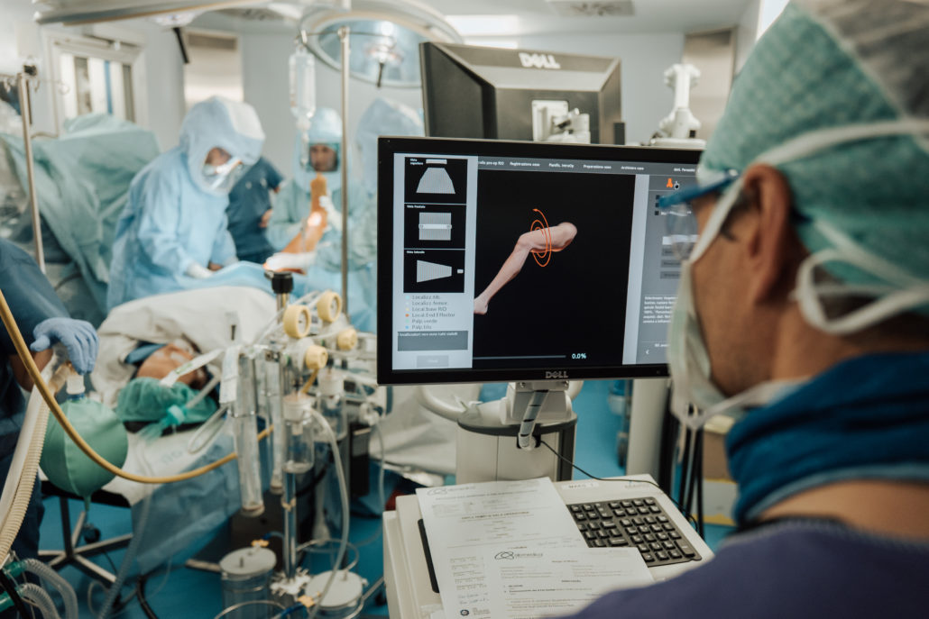 Chirurgia robotica: 5 interventi di protesi totale di ginocchio a Verona
