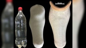 Protesi d'arto inferiore: l'ultima trasformazione della plastica riciclata