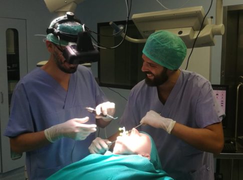 vostars visore realtà aumentata ar bologna pisa intervento primo al mondo