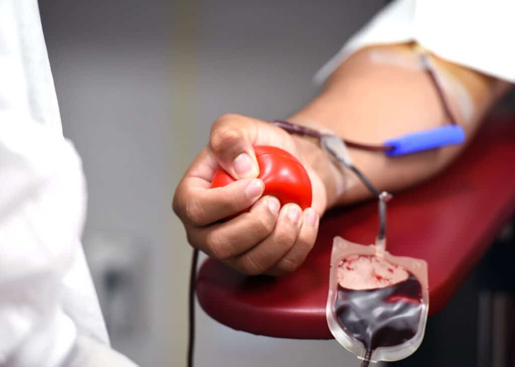 Donatore di sangue Emoglobina artificiale 