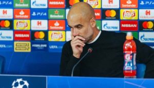 Pep Guardiola durante un'intervista (Depositphotos foto)